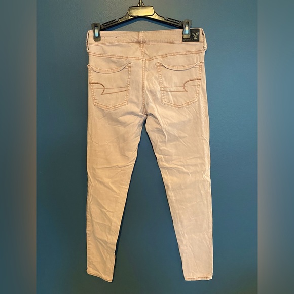 American Eagle super stretch skinny jeans-Jeggings: size 4 regular - Picture 2 of 2